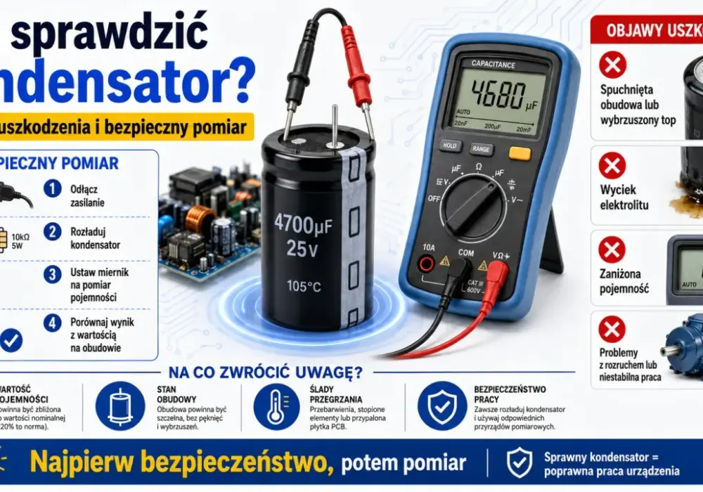 Kondensator - Jak dobrać? Poradnik dla elektronika i PV