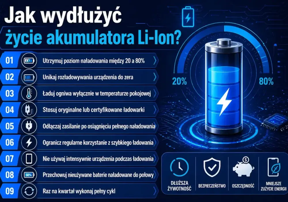 Prąd ładowania akumulatora - Jak dobrać, by wydłużyć życie?
