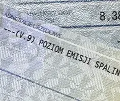 Gdzie w dowodzie rejestracyjnym jest emisja spalin i co musisz wiedzieć