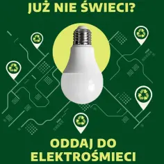 Już nie świeci? Dowiedz się, gdzie wyrzucać żarówki. Oddaj do elektrośmieci.