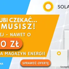 Magazyn energii dofinansowanie do 18 000 zł! Nie czekaj, zapłać mniej za swój magazyn energii. Sprawdź ofertę Solar-Project.