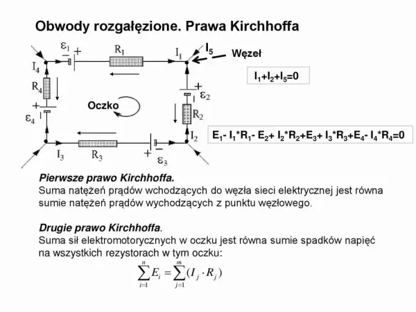 2 Prawo Kirchhoffa - Wzór, Znaki i Obliczenia Krok po Kroku