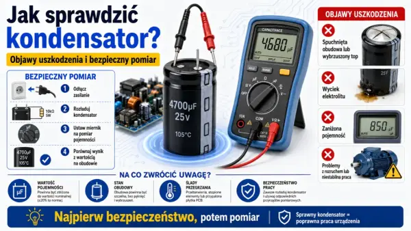 Kondensator - Jak dobrać? Poradnik dla elektronika i PV